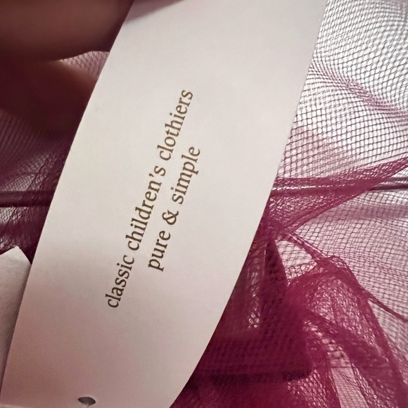2/$40 NWT Spoilt kids tutu in size 2 in burgundy. - Picture 7 of 7